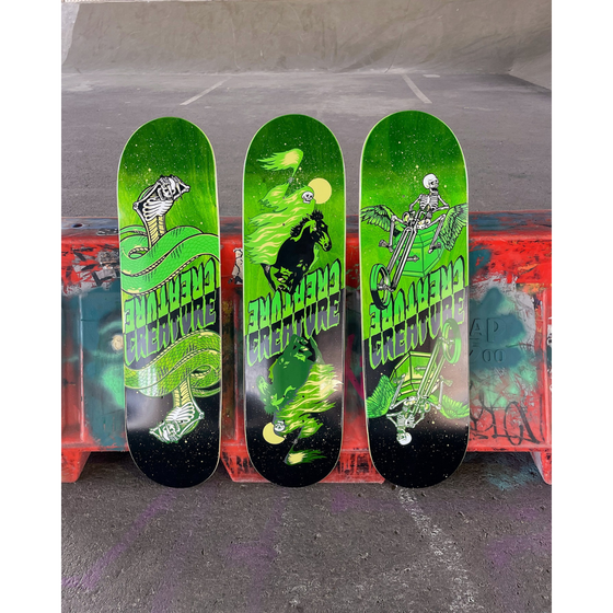 Fiend Twins Large Twin Tip Creature Birch Deck 8.60