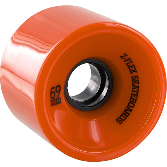 Orange V2 69mm 83A Z-Flex Longboard Cruiser Wheels