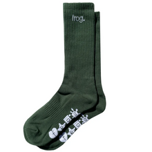  Frog Socks Green/White