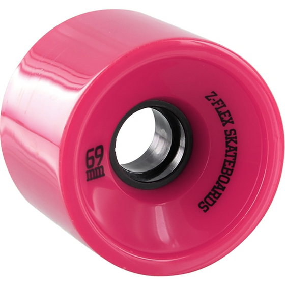 Pink V2 69mm 83A Z-Flex Longboard Cruiser Wheels