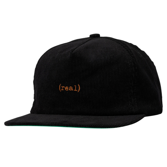 Lower Real Snapback Hat Black/Rust