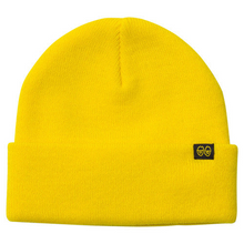  Bean Eyes Krooked Clip Cuff Beanie Yellow/Black