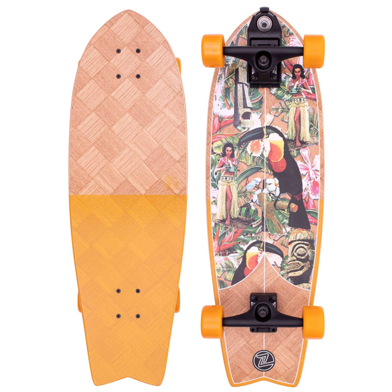 Banana Train Surfskate Fish Z-Flex Cruiser