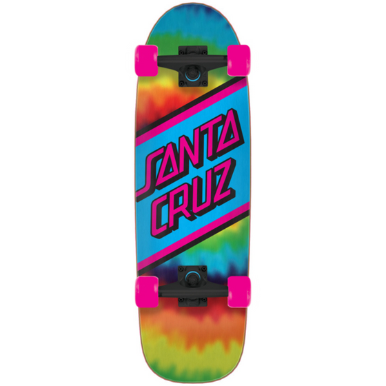 Rainbow Tie Dye Santa Cruz Street Cruiser 8.79in x 29.05in