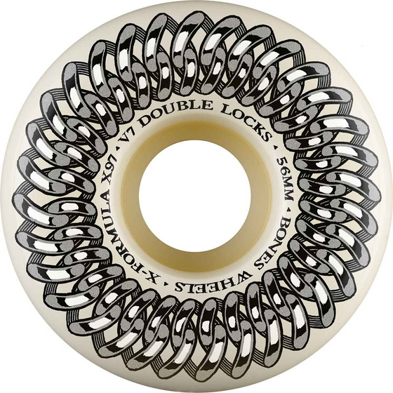 Double Locks 56mm 97A V7 X-Formula Bones Wheels