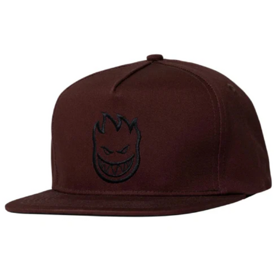 Bighead Spitfire Snapback Hat Dark Red/Black