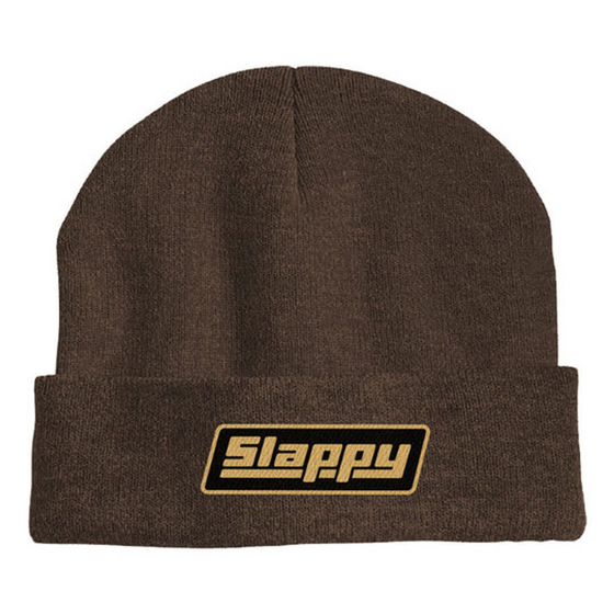 OG Logo Slappy Roll Up Beanie Brown