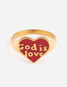  Enamel God is Love Ring: 5