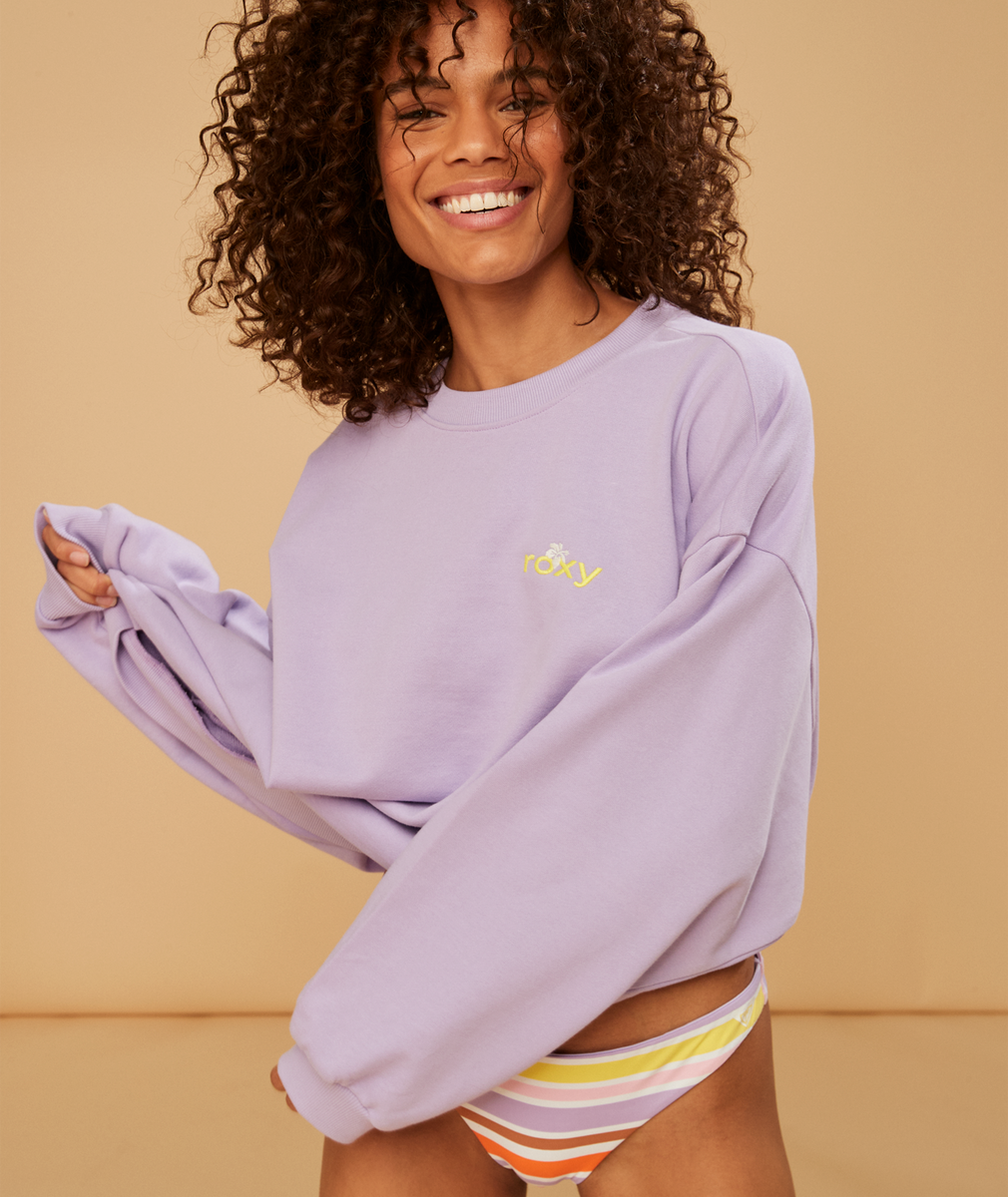 ROXY Active Cropped Long Sleeve Rashguard – The House of Ride Nature